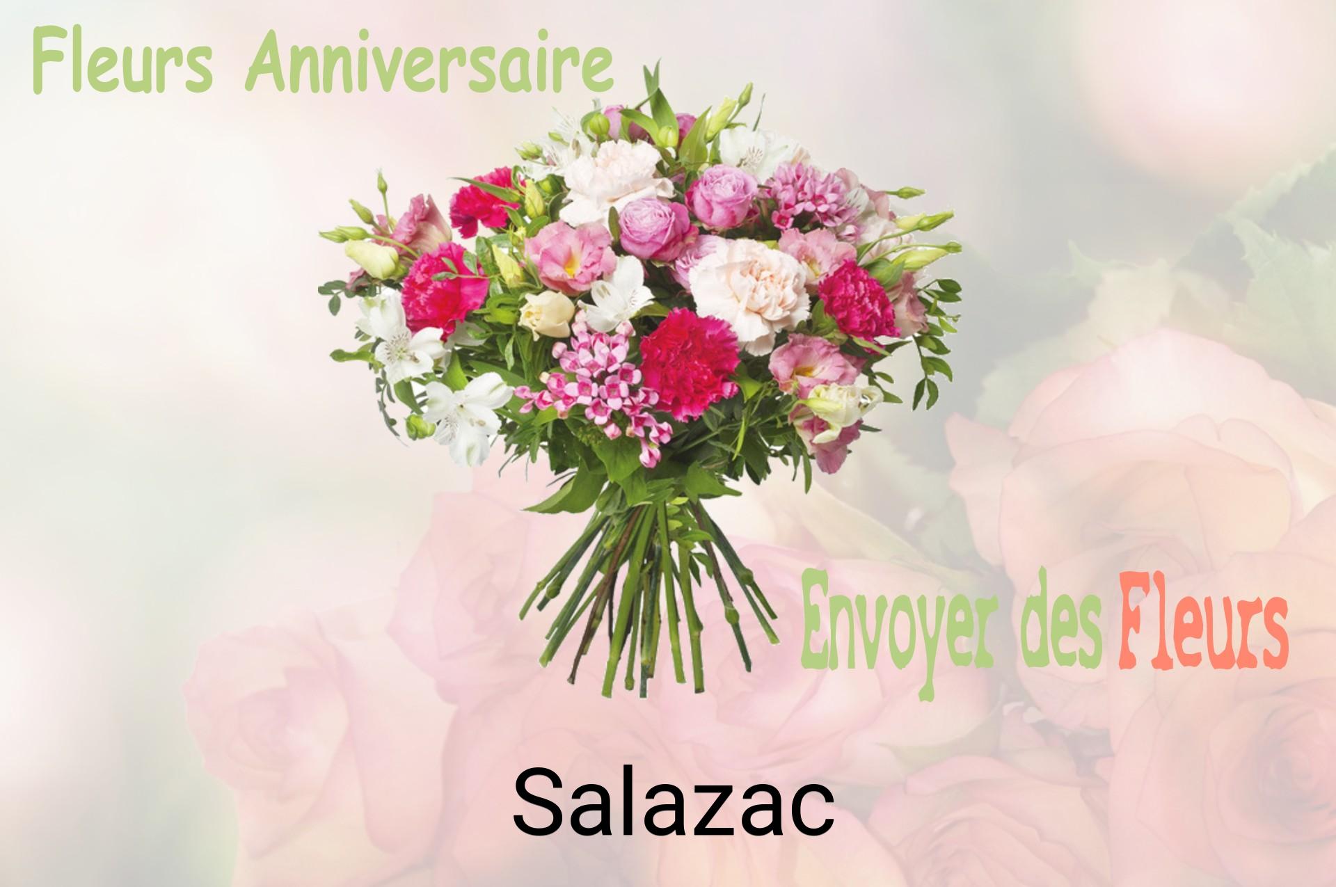 Bouquet de fleurs d’anniversaire livré à Salazac